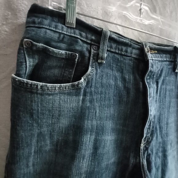 St John's Bay Comfort Stretch Regular Fit Denim Jeans 35" Waist (T-349) - Picture 4 of 6